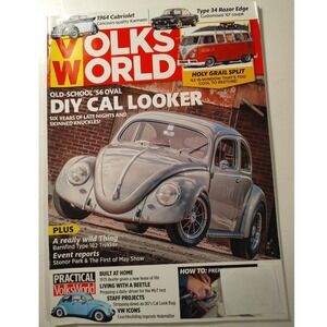 Volks World Magazine 56 Oval DIY Cal Looker 63 Split Bus 64 Cabriolet VW Type 34